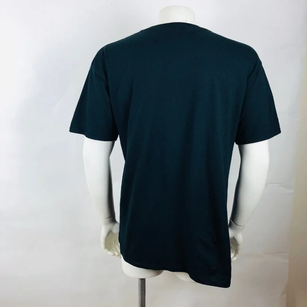 KICKIN' IT Graphic T-Shirt Black Sz L Short Sleeve - Picture 5 of 8